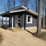 Pihasauna ulkoa | Leponiemen mökki