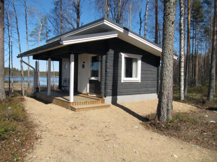 Pihasauna ulkoa | Leponiemen mökki